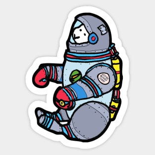 Astro Bunny the space astronaut rabbit Sticker